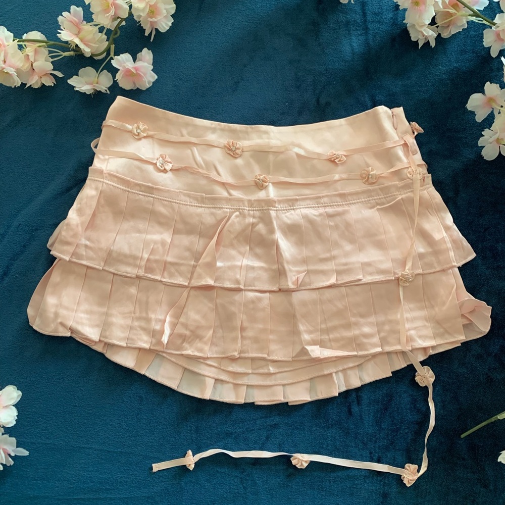 NWT ultra rare vintage pink hollister mini skirt size 0